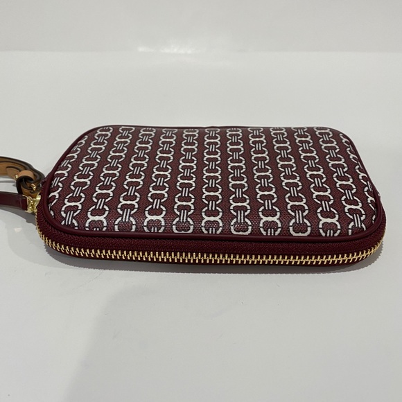 Tory Burch Gemini Link Canvas Wristlet - Picture 8 of 9